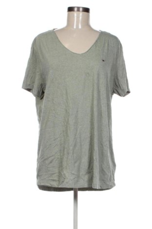 Damski T-shirt Hilfiger Denim, Rozmiar XXL, Kolor Zielony, Cena 91,99 zł
