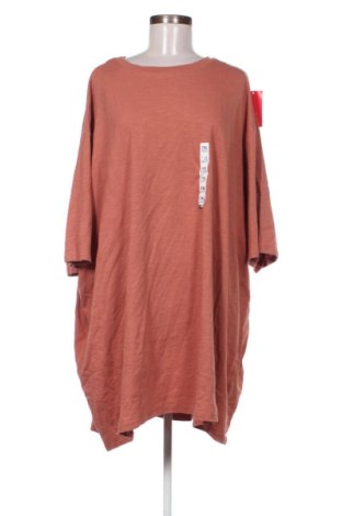 Damski T-shirt Kiabi, Rozmiar 5XL, Kolor Brązowy, Cena 75,99 zł