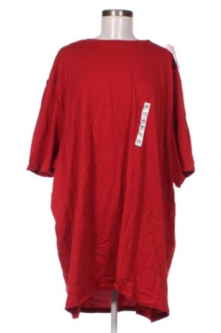 Γυναικείο t-shirt Kiabi, Μέγεθος 5XL, Χρώμα Κόκκινο, Τιμή 17,99 €