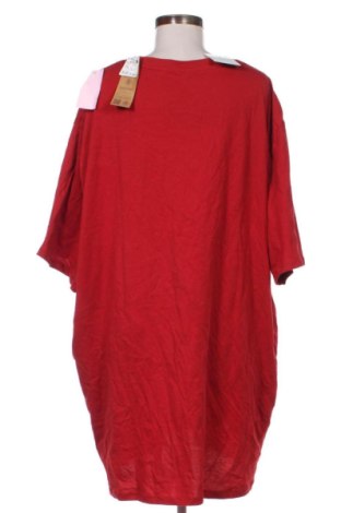 Γυναικείο t-shirt Kiabi, Μέγεθος 5XL, Χρώμα Κόκκινο, Τιμή 17,99 €