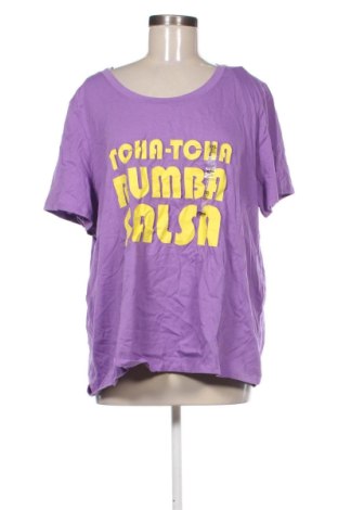 Damen T-Shirt Kiabi, Größe XXL, Farbe Lila, Preis 18,99 €