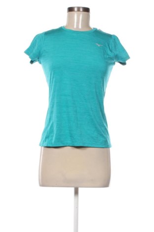 Γυναικείο t-shirt Mizuno, Μέγεθος S, Χρώμα Μπλέ, Τιμή 16,99 €