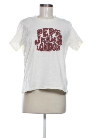 Дамска тениска Pepe Jeans, Размер L, Цвят Екрю, Цена 14,31 €