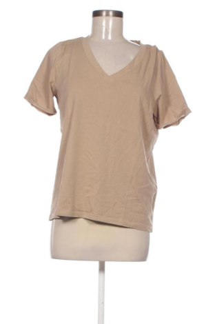 Damen T-Shirt Pieces, Größe M, Farbe Beige, Preis 7,00 €