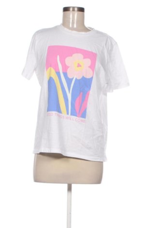 Damski T-shirt Pieces, Rozmiar M, Kolor Biały, Cena 37,51 zł