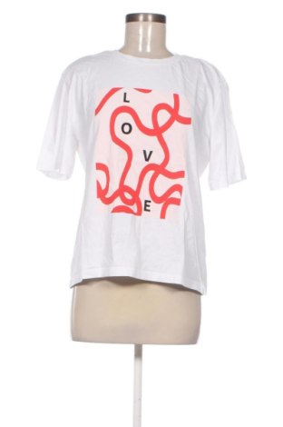 Damski T-shirt Pieces, Rozmiar L, Kolor Biały, Cena 37,51 zł
