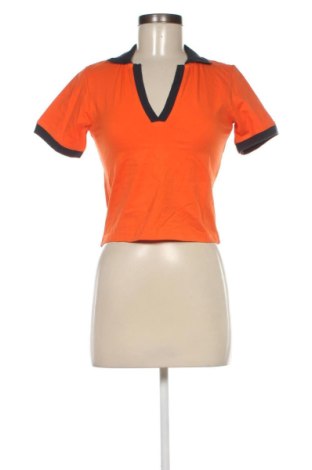 Damski T-shirt Sinsay, Rozmiar M, Kolor Pomarańczowy, Cena 76,73 zł
