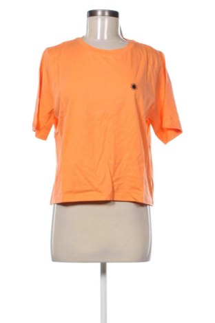 Damski T-shirt Sinsay, Rozmiar M, Kolor Pomarańczowy, Cena 76,73 zł