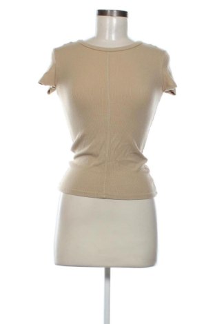 Damen T-Shirt Sinsay, Größe XS, Farbe Beige, Preis 8,69 €