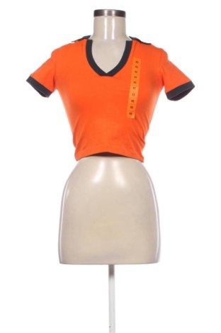 Дамска тениска Sinsay, Размер XS, Цвят Оранжев, Цена 15,85 €