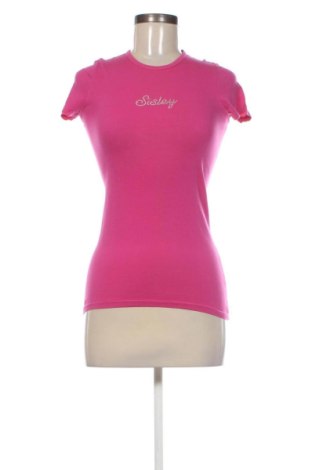 Tricou de femei Sisley, Mărime XS, Culoare Roz, Preț 71,91 Lei