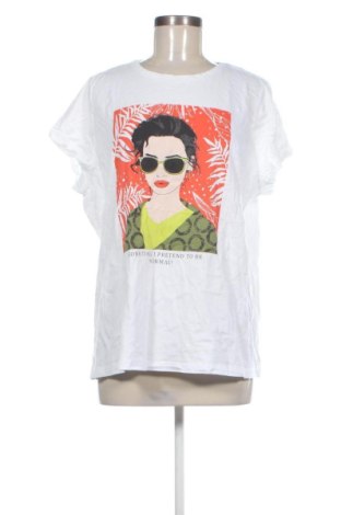 Damski T-shirt Studio Untold by Ulla Popken, Rozmiar XL, Kolor Biały, Cena 48,99 zł