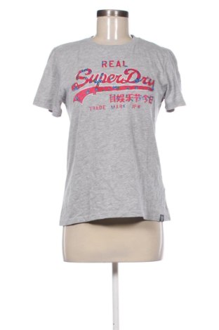 Γυναικείο t-shirt Superdry, Μέγεθος M, Χρώμα Γκρί, Τιμή 11,99 €