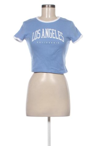 Γυναικείο t-shirt Terranova, Μέγεθος S, Χρώμα Μπλέ, Τιμή 9,99 €