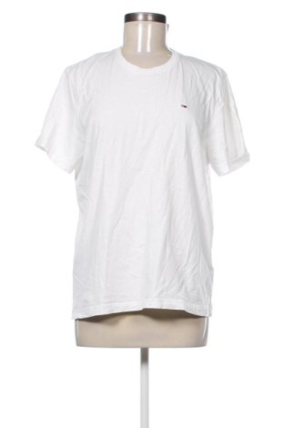 Γυναικείο t-shirt Tommy Jeans, Μέγεθος L, Χρώμα Λευκό, Τιμή 16,99 €