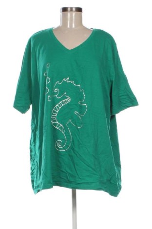 Дамска тениска Ulla Popken, Размер 4XL, Цвят Зелен, Цена 9,71 €