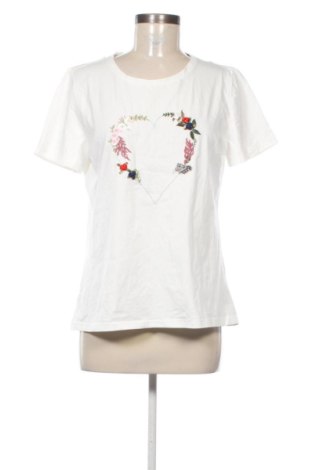 Damski T-shirt Unbranded, Rozmiar XL, Kolor ecru, Cena 75,02 zł