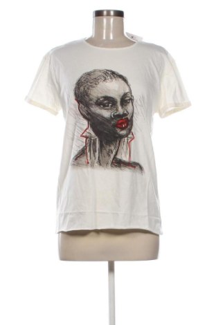 Tricou de femei Unbranded, Mărime M, Culoare Ecru, Preț 46,92 Lei