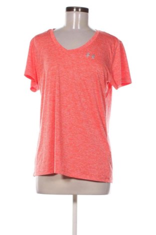 Γυναικείο t-shirt Under Armour, Μέγεθος L, Χρώμα Πορτοκαλί, Τιμή 16,99 €