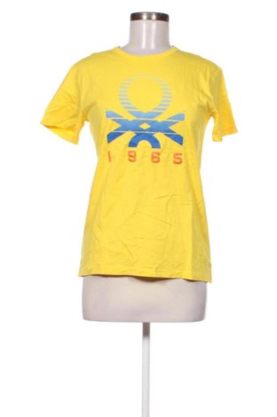 Γυναικείο t-shirt United Colors Of Benetton, Μέγεθος M, Χρώμα Κίτρινο, Τιμή 11,99 €