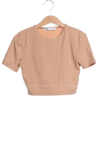 Tricou de femei Zara, Mărime XS, Culoare Maro, Preț 34,99 Lei