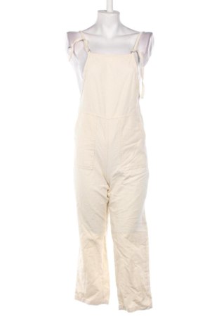 Dámsky dlhý overal Bershka, Veľkosť L, Farba Béžová, Cena  26,95 €