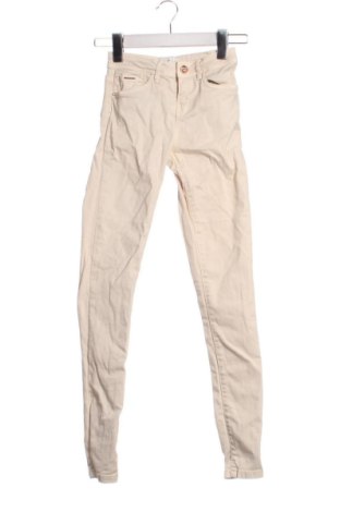 Dámske džínsy  Bershka, Veľkosť XXS, Farba Béžová, Cena  15,95 €