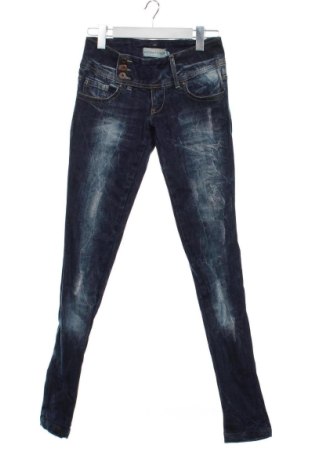 Dámske džínsy  Bershka, Veľkosť XS, Farba Modrá, Cena  15,00 €