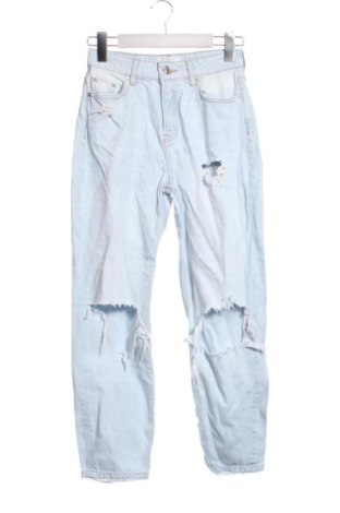 Damskie jeansy Bershka, Rozmiar XS, Kolor Niebieski, Cena 80,38 zł