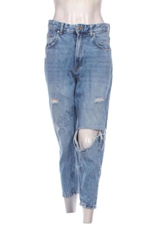 Damskie jeansy Bershka, Rozmiar M, Kolor Niebieski, Cena 78,99 zł