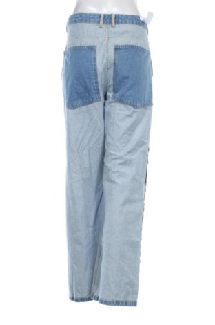 Blugi de femei Bershka, Mărime L, Culoare Albastru, Preț 145,99 Lei