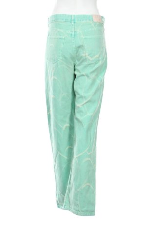 Damskie jeansy Bershka, Rozmiar M, Kolor Zielony, Cena 80,38 zł