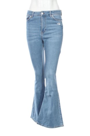 Damskie jeansy Bershka, Rozmiar M, Kolor Niebieski, Cena 79,15 zł