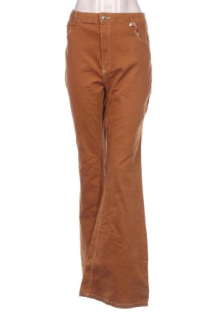 Dámské džíny  Bershka, Velikost XL, Barva Hnědá, Cena  699,00 Kč