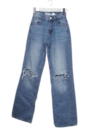 Γυναικείο Τζίν Bershka, Μέγεθος XXS, Χρώμα Μπλέ, Τιμή 19,50 €