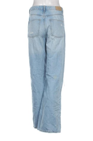 Blugi de femei Bershka, Mărime S, Culoare Albastru, Preț 91,99 Lei