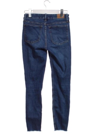 Blugi de femei Bershka, Mărime S, Culoare Albastru, Preț 78,20 Lei