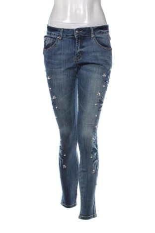 Damen Jeans Cartoon, Größe L, Farbe Blau, Preis 14,99 €