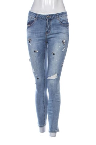 Blugi de femei Farfallina, Mărime M, Culoare Albastru, Preț 91,99 Lei