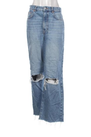 Blugi de femei Gina Tricot, Mărime L, Culoare Albastru, Preț 107,99 Lei