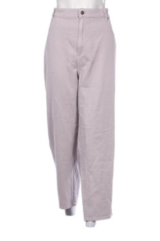 Dámske džínsy  H&M, Veľkosť 4XL, Farba Popolavo ružová, Cena  24,00 €