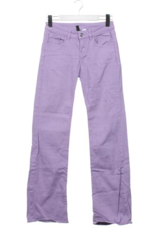 Γυναικείο Τζίν H&M Divided, Μέγεθος XS, Χρώμα Βιολετί, Τιμή 15,00 €