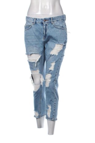 Damskie jeansy Pull&Bear, Rozmiar M, Kolor Niebieski, Cena 78,99 zł