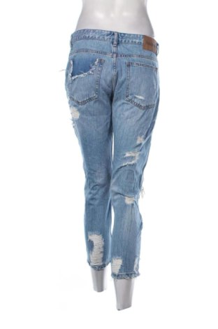 Damskie jeansy Pull&Bear, Rozmiar M, Kolor Niebieski, Cena 78,99 zł