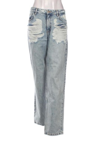 Damskie jeansy Pull&Bear, Rozmiar XL, Kolor Niebieski, Cena 80,38 zł