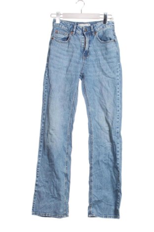 Blugi de femei Stradivarius, Mărime XS, Culoare Albastru, Preț 91,99 Lei