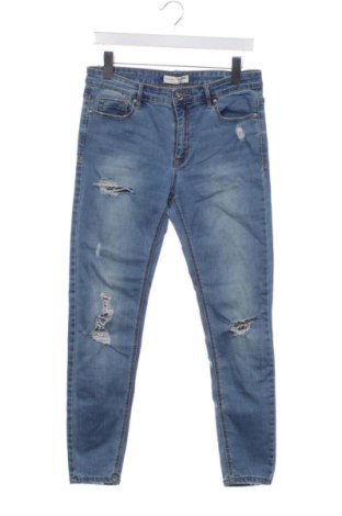 Blugi de femei Stradivarius, Mărime L, Culoare Albastru, Preț 78,20 Lei