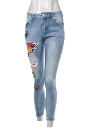 Damskie jeansy Unbranded, Rozmiar S, Kolor Kolorowy, Cena 78,99 zł