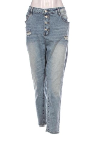 Damskie jeansy Unbranded, Rozmiar XXL, Kolor Niebieski, Cena 78,99 zł