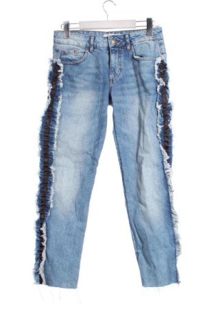 Blugi de femei Zara, Mărime M, Culoare Albastru, Preț 85,99 Lei